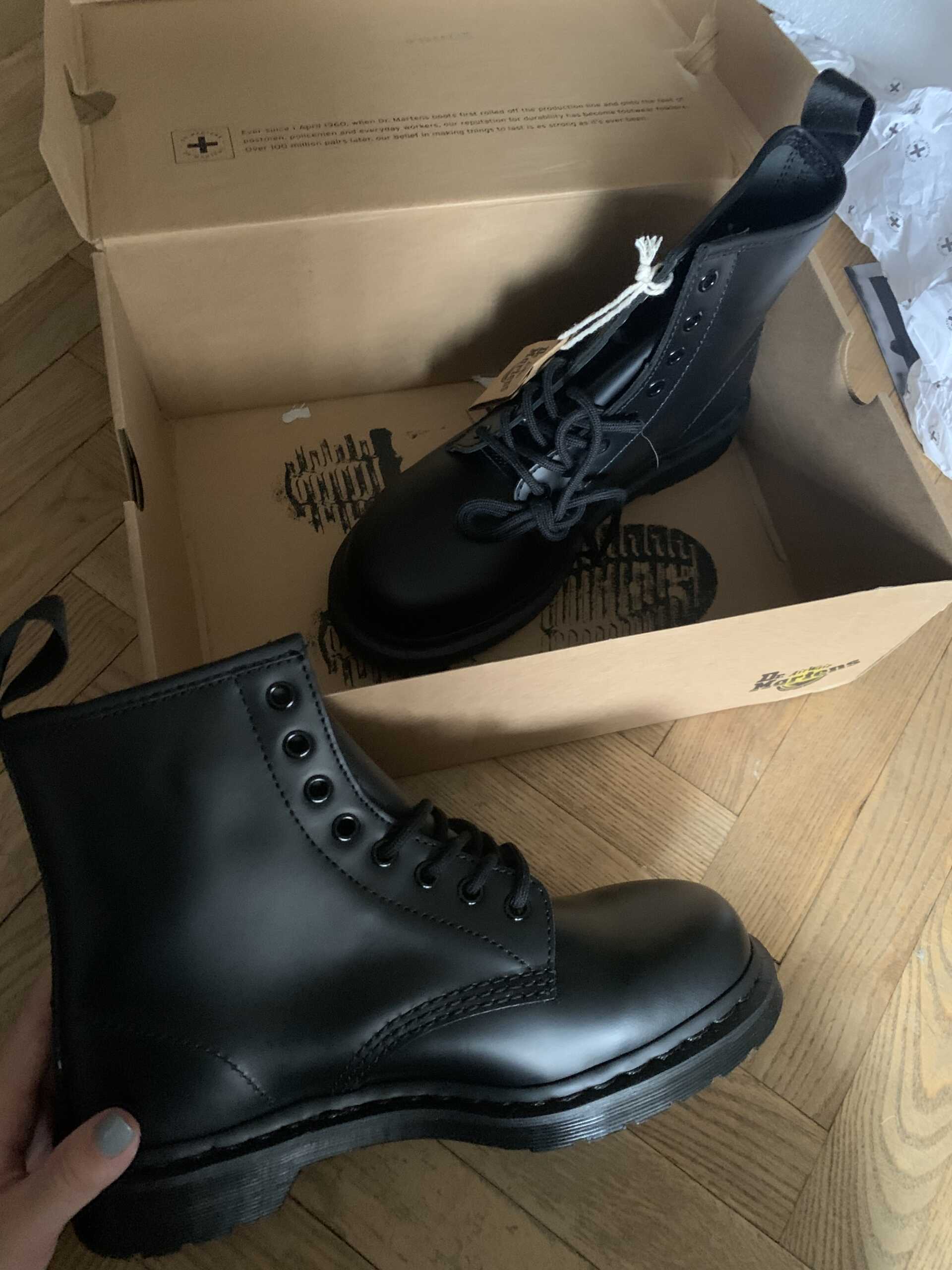 Фотоотзыв на Dr. Martens 1460 - Mono Black Smooth